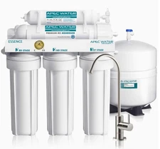 APEC Water Drinking System Roes-50 Essence Series Top Tier 5 Stage Osmosis Water