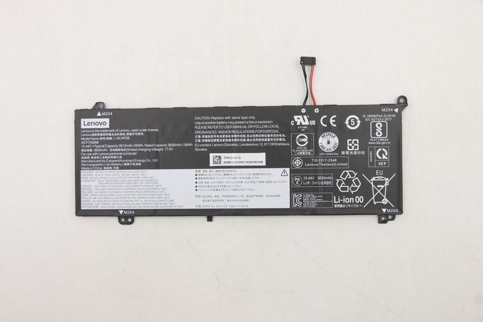 5B10Z21209 Lenovo 4-cell notebook battery, 60Wh capacity, 15.44V voltage, compat