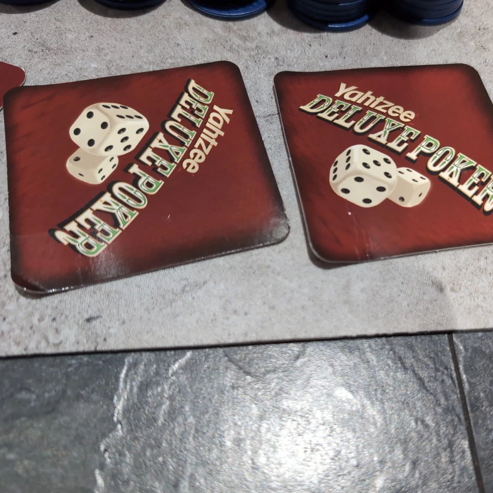 Yahtzee Deluxe Poker Game Parker Brothers Hasbro 2005 - 100% Complete - Image 4 of 4