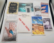 Lot of 9 Magic Trick Instruction Booklets  Supplies New