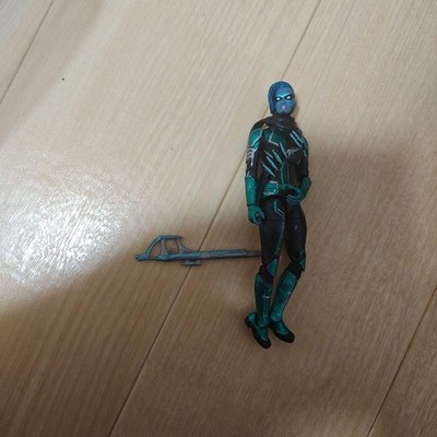 Marvel Legends Minn-Erva Action Figure with Rifle Black-Turquoise Collectible