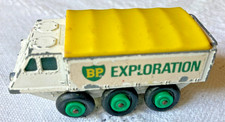 Vintage Lesney Matchbox #61 Alvis Stalwart BP Exploration Truck w/ Yellow Top