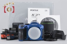 PENTAX K-30 Crystal Blue 16.3 MP DSLR Camera 18-135 Lens w/ Box