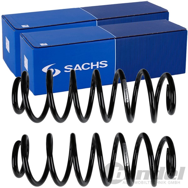 2X Sachs Fahrwerksfedern Satz Hinten Passend FÜR Ford Fiesta Links+Rechts | 994-image