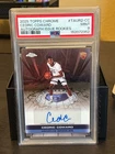 Cedric Coward Topps Chrome Autograph Issue Rookies PSA 9