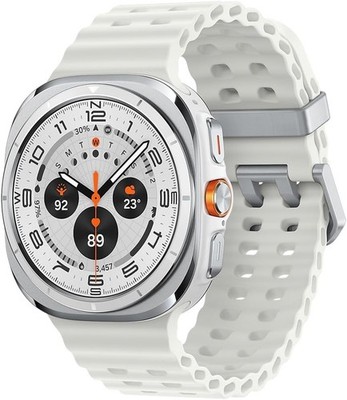 Samsung Galaxy Watch Ultra (LTE) 47MM Titanium Case White Marine Band