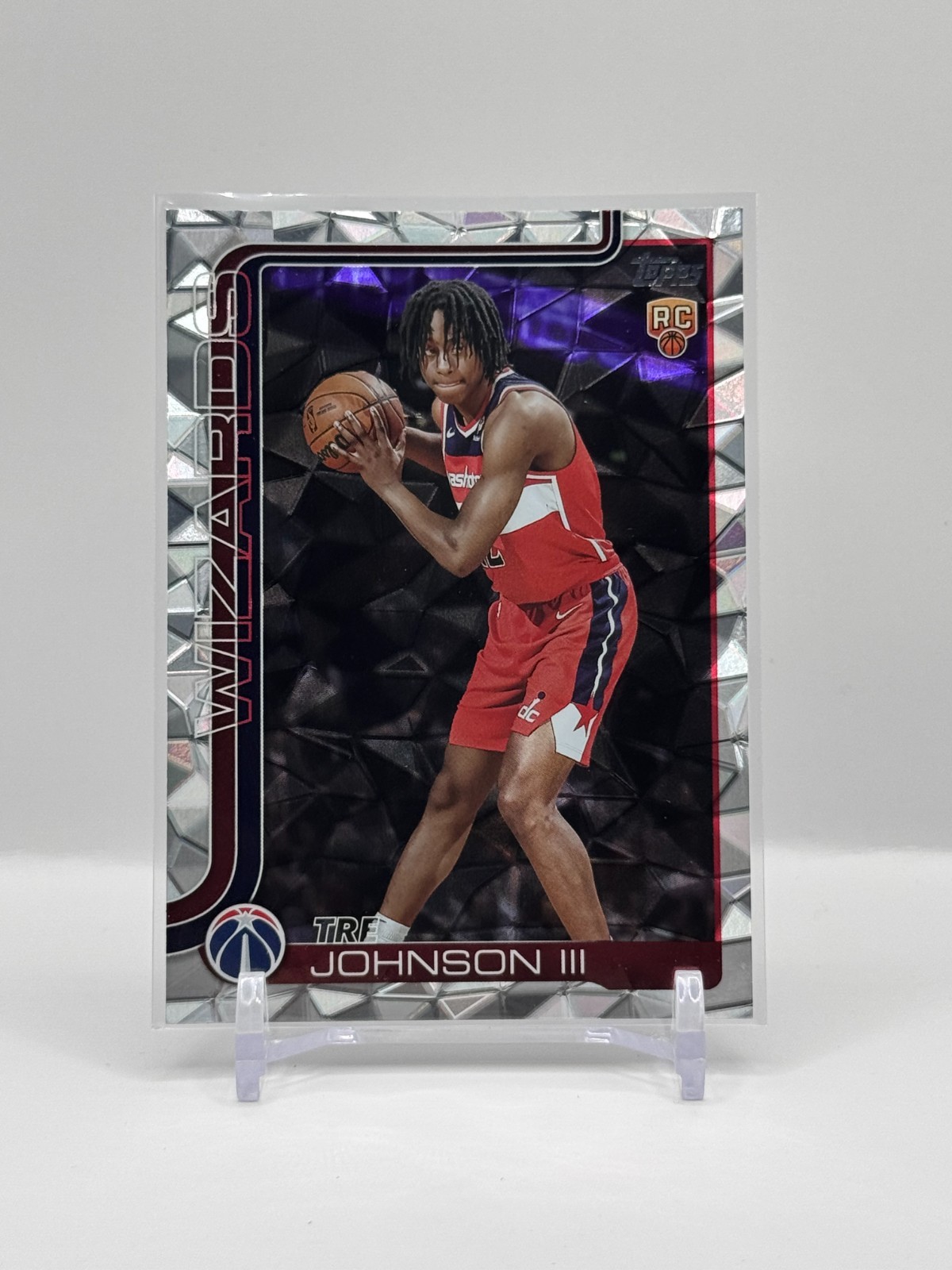 2025-26 Topps Flagship Tre Johnson III #206 - Diamante Foil (RC)