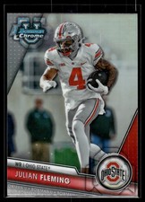 Julian Fleming 2023 Bowman University Chrome Refractor B Card #109