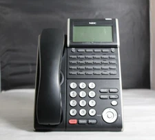 Lot of 10 NEC DTL-24D IP Office Phones w/ Handsets & Stands