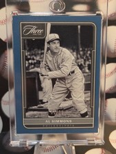 2022 Panini Three and Two - Al Simmons #9 Full Count /32 - Braves, Tigers, Reds