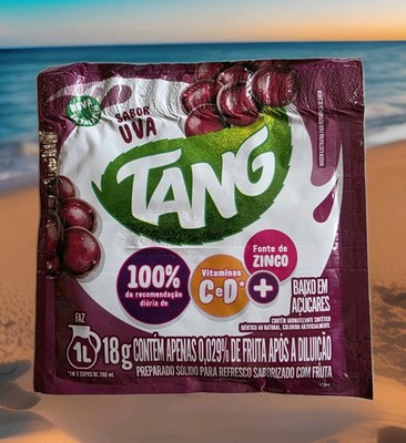 Tang 9 PACK Uva Grape Flavored Drink Mix 18g From Brazil Vitamins C & D Zinc