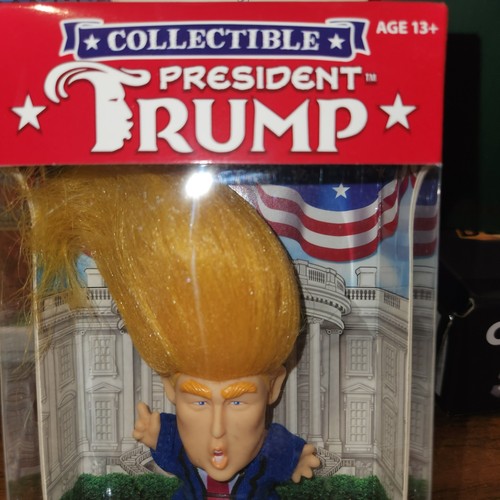 Collectible Trump Troll Hair To The Chief -New In Box Donald Trump President - Picture 3 of 5