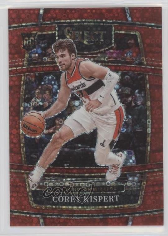2021 Panini Select Concourse Red Disco Prizm 42/49 Corey Kispert Rookie RC 0l1u