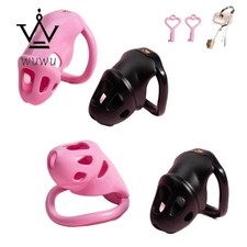 3D-Print Male Cage Chastity Device CB Lock with 4 Rings Training Restraint
