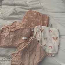 GLLQUEN BABY Receiving Blanket Boy Cotton Muslin Swaddle Blankets Girl Newborn S