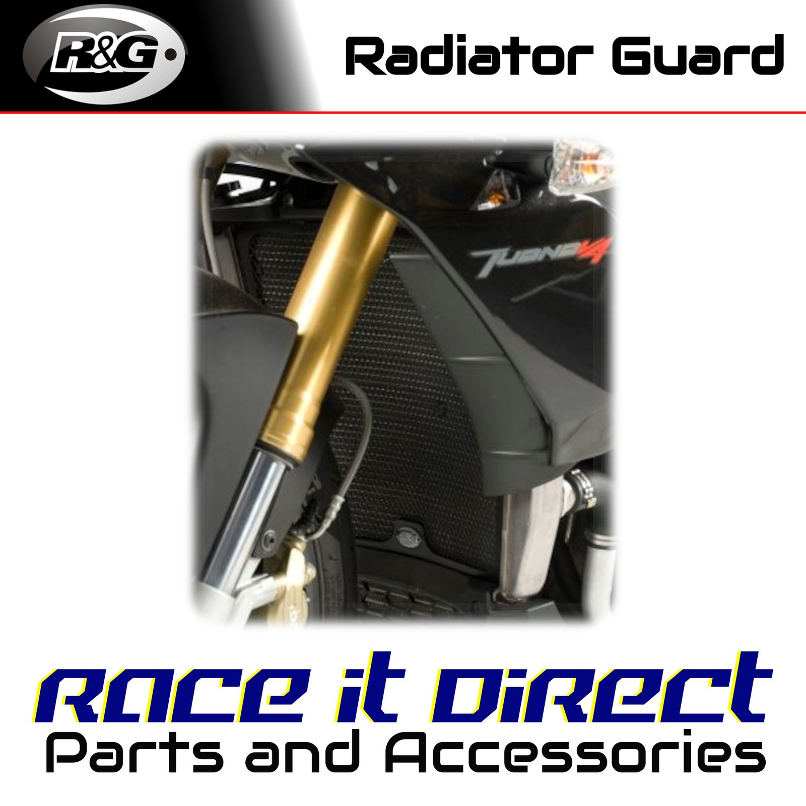 Aluminium Radiator Guard for Aprilia Tuono V4 R APRC 2011-2014 R&G