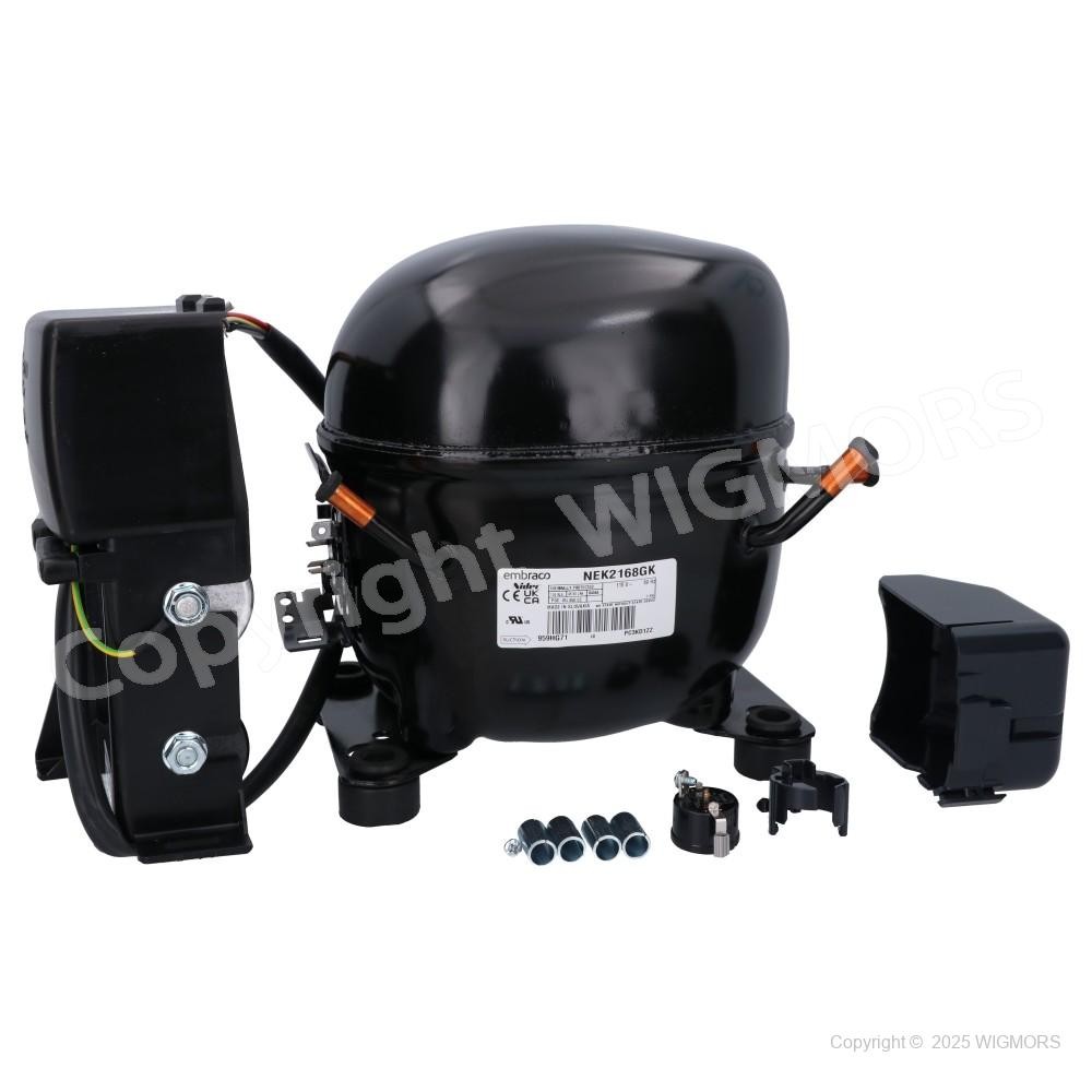 115V 60Hz refrigeration compressor Embraco Aspera NEK2168GK R404A