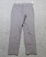 Old Navy Pants Womens 2 Gray Pixie High Rise Twill Ankle Secret-Slim Pockets