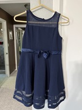 Navy blue Calvin Klein Mid-Legnth Formal Dress, Size 12