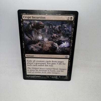 Crypt Incursion 23 Common Dragon's Maze Magic: The Gathering Lightly Played