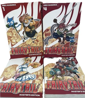 Fairy Tail Master's Edition Vol. 1-4 Kodansha Comics Manga rare over size