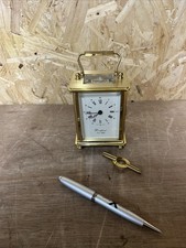 Woodford Eight Day Brass Carriage Clock