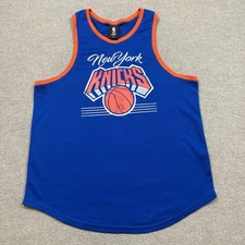 New York Knicks Men's Jersey Size S Blue Sleeveless UNK NBA Basketball Outdoors