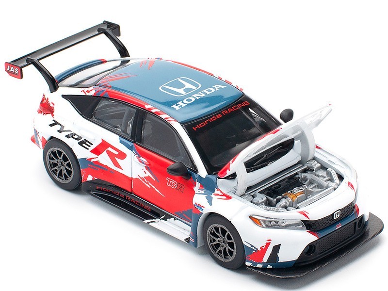 Pop Race 1:64 Honda Civic Type-R FL5 TCR PRESENTATION Diecast Car