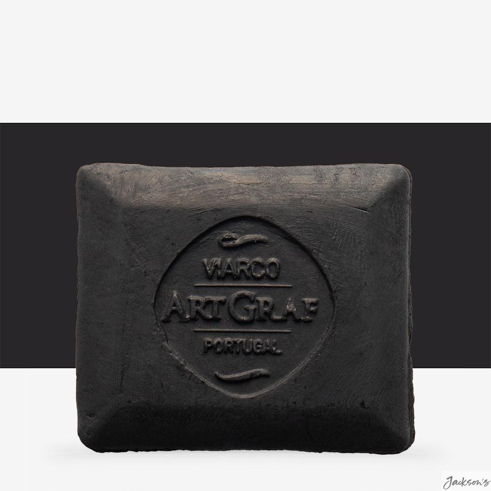 Viarco ArtGraf Tailor Shape Water Soluble Pigment Block 4.45 x 5.08cm Black C...