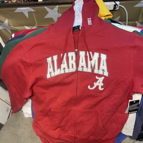 Alabama Crimson Tide Zip Up Hoodie XL NWT