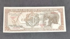 1961 Brazil 5 Cruzeiros 090879 Unc 