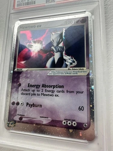 Mewtwo EX 101/109 PSA 8 Ruby & Saphire 2003 Near Mint