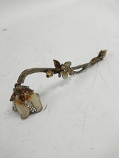 Decorative Floral Candle Snuffer with Rhinestones Ornament Collectible Unique