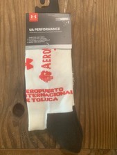 UNDER ARMOUR Aero Mexico Performance Over-The-Calf Soccer Socks Boys sz 4-8.5