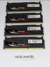 G.SKILL F3-12800CL9D-8GBSR2 16GB 4x4GB 2Rx8 PC3-12800 DDR3 Desktop Memory