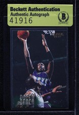 BAS 1996-97 Fleer Vin Baker #61 Seal of Authenticity Auto 3c7