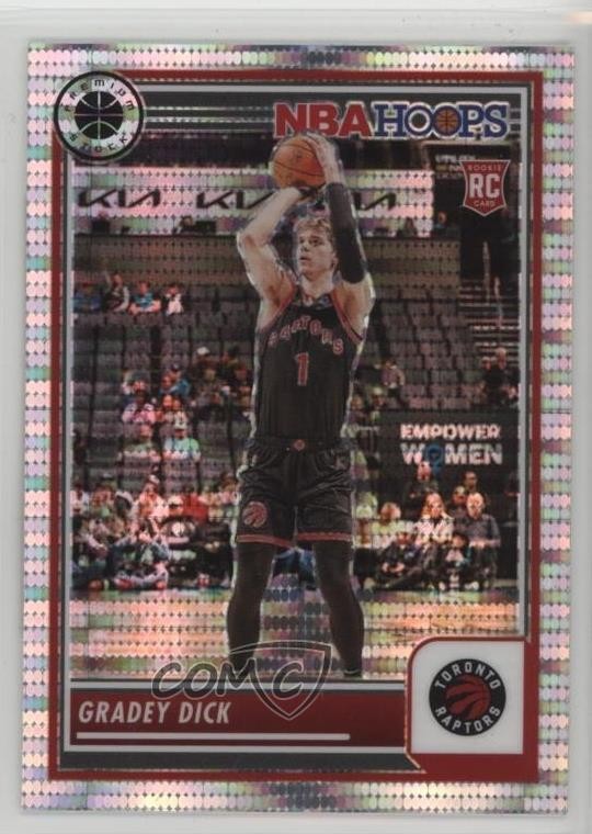 2023 Panini NBA Hoops Premium Stock Pulsar Prizm Gradey Dick #251 Rookie RC 19gz