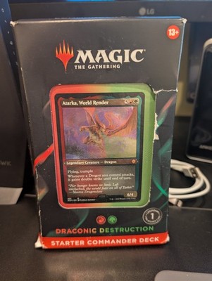 Magic: The Gathering Starter Commander Deck   Draconic Destruction (Red-Green)