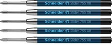 5 - SCHNEIDER Slider 755 XB Parker Style Ballpoint Pen Refills, Bulk Packed, New