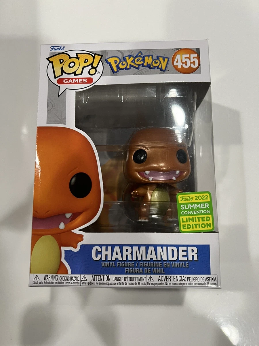 Funko Pop Pokemon : Salameche Metallique - Charmander Metallic