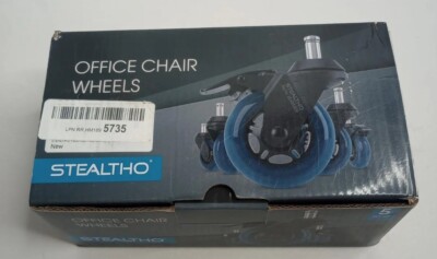STEALTHO Patented Replacement Office Chair Caster Wheels Set of