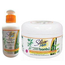 Silicon Mix Bambu Nutritive Hair Treatment 8 oz Leave-In Bamboo Extract Set 2