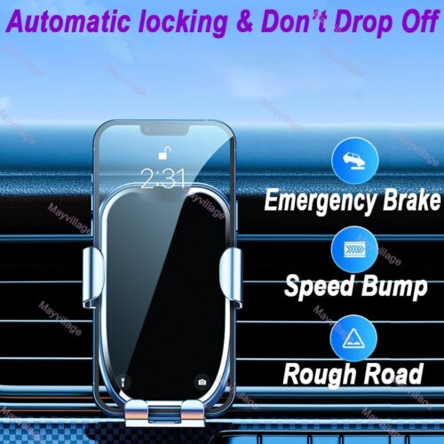 Cell Phone Holder for Car 360 Rotation Universal Phone Mount Air Vent Dashboard - Picture 5 of 13