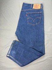 Levi's 501 XX Vintage Classic Straight Button Fly Jeans. Men's 44X30, GUC 