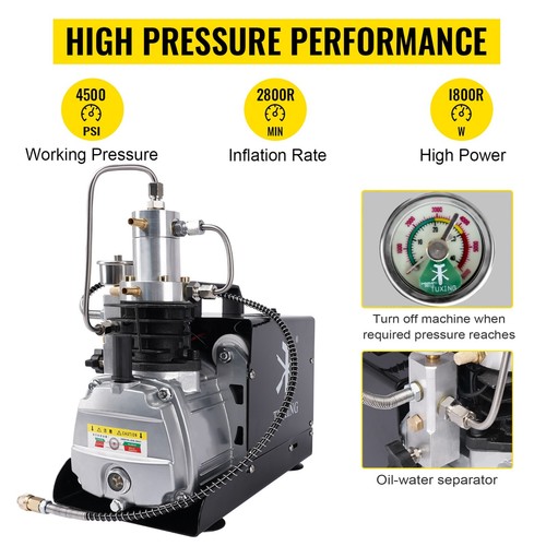 TUXING PCP Air Compressor 4500Psi Auto-Stop Pcp Compressor 35L/min - Picture 2 of 7