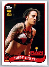 2018 Topps Heritage WWE Ruby Riott Rookie Cup RC #64