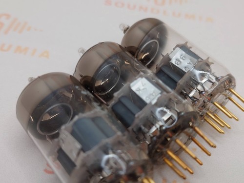 3x Siemens E88CC 6922 Silver Shields Single Post Getter Support -Germany '77/'79 - Picture 4 of 7