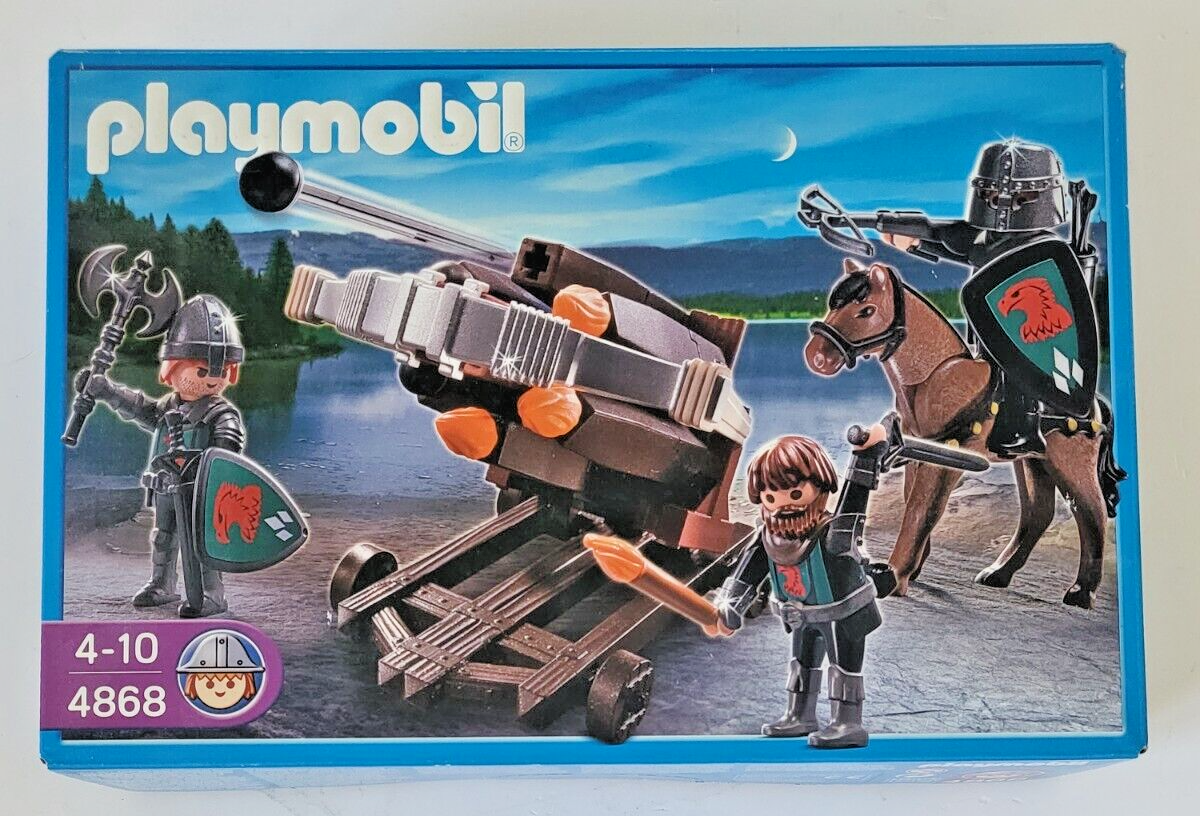 Playmobil 4867 – Baliste à 3 Projectiles Et Chevaliers Du Lion – Neuf
