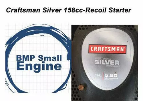 Pull Starter Recoil Briggs Stratton Silver 5.50 ft 158cc