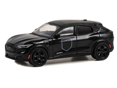 2023 Ford Mustang Mach-E GT - Black Diecast 1:64 Scale Model - Greenlight 28130F